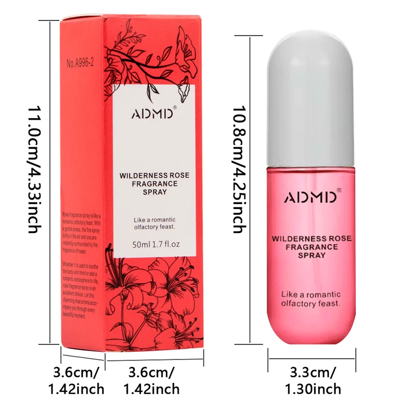 Flower and Fruit Flavor Spray, Charming Fragrance, Lasting Formula, Increasing Charm, Suitable for Dating, Ideal Holiday Gift view 3