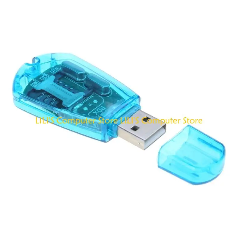 A52B USB الهاتف المحمول القياسية قارئ بطاقة شبيه الكاتب نسخة النسخ الاحتياطي GSM CDMA +