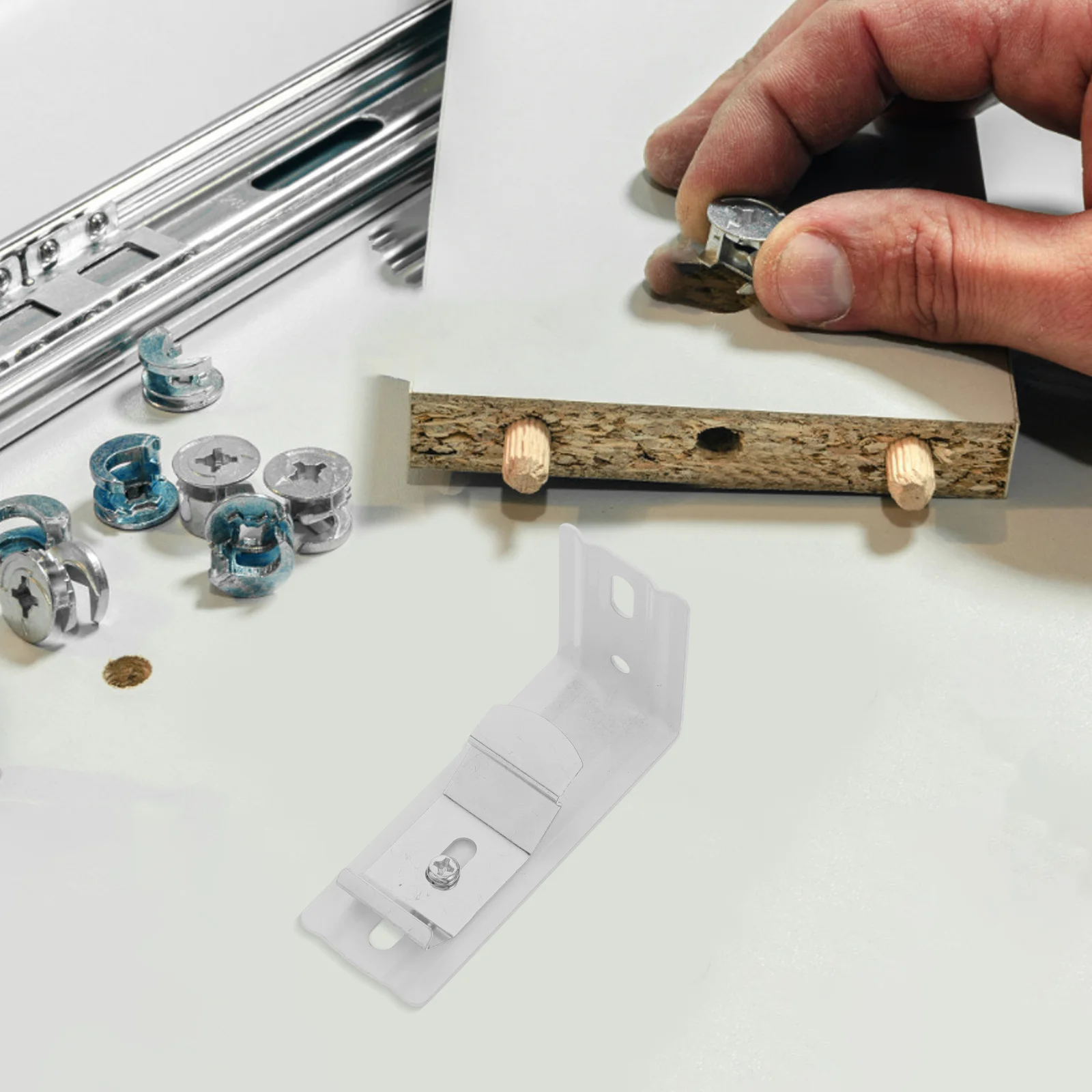 

2pcs Vertical Blinds Bracket Clamps 1.5 Inch 38Mm Iron Mounting Clips For Window Treatments Hardware Replacement Parts