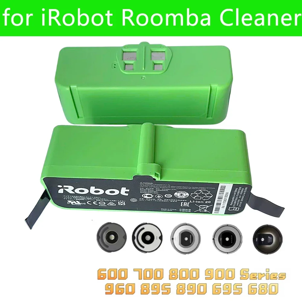 BatteriBatterie Li-Ion 14.4V pour nettoyeur iRobot Roomba 900 800 700 600 série 960 980 981 965 895 890 860 695 692 690 680 675