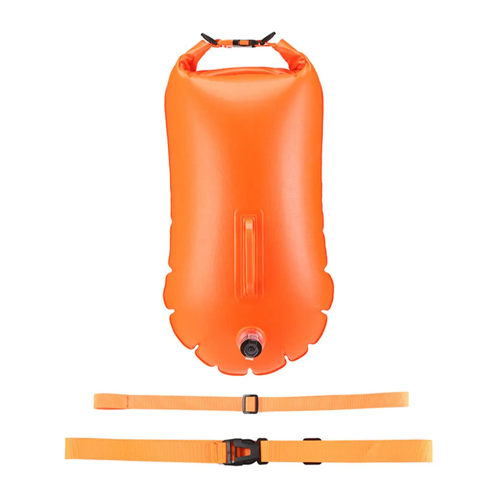 Swim Buoy Floating Bag Waterproof Bag with Waist Belt Swim Float Swimming Tow Bag for Fishing Diving Hiking Rafting Camping