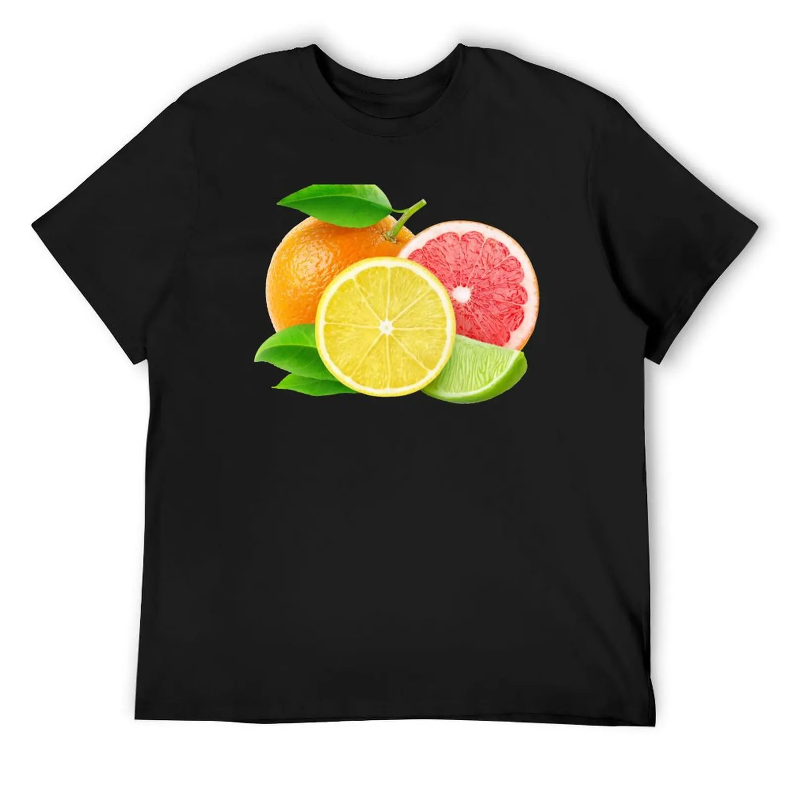 

Various citrus fruits T-Shirt new edition plus size clothes summer 2025 sweat shirts, men