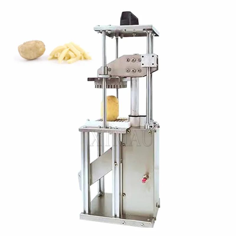 Electric French Fries Cutter Stainless Steel Potato Chips Onion Cucumber Cutting Machine Electric Vegetable Cutter