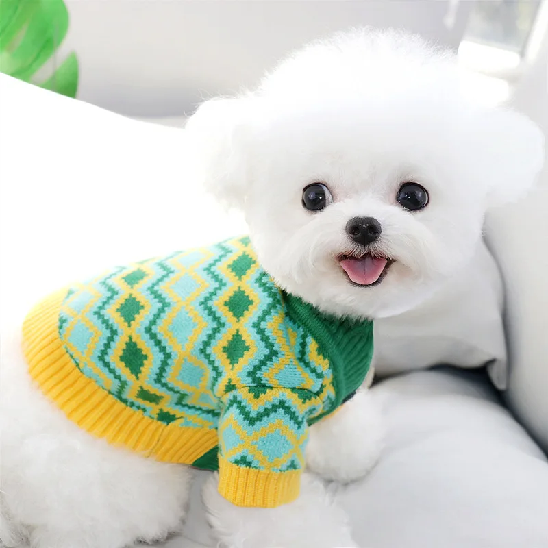 Luxury Dog Sweater Winter Pet Dog Coat Warm Clothes Chihuahua Bichon French Bulldog Clothing Kitten Puppy Christmas Dog Costume