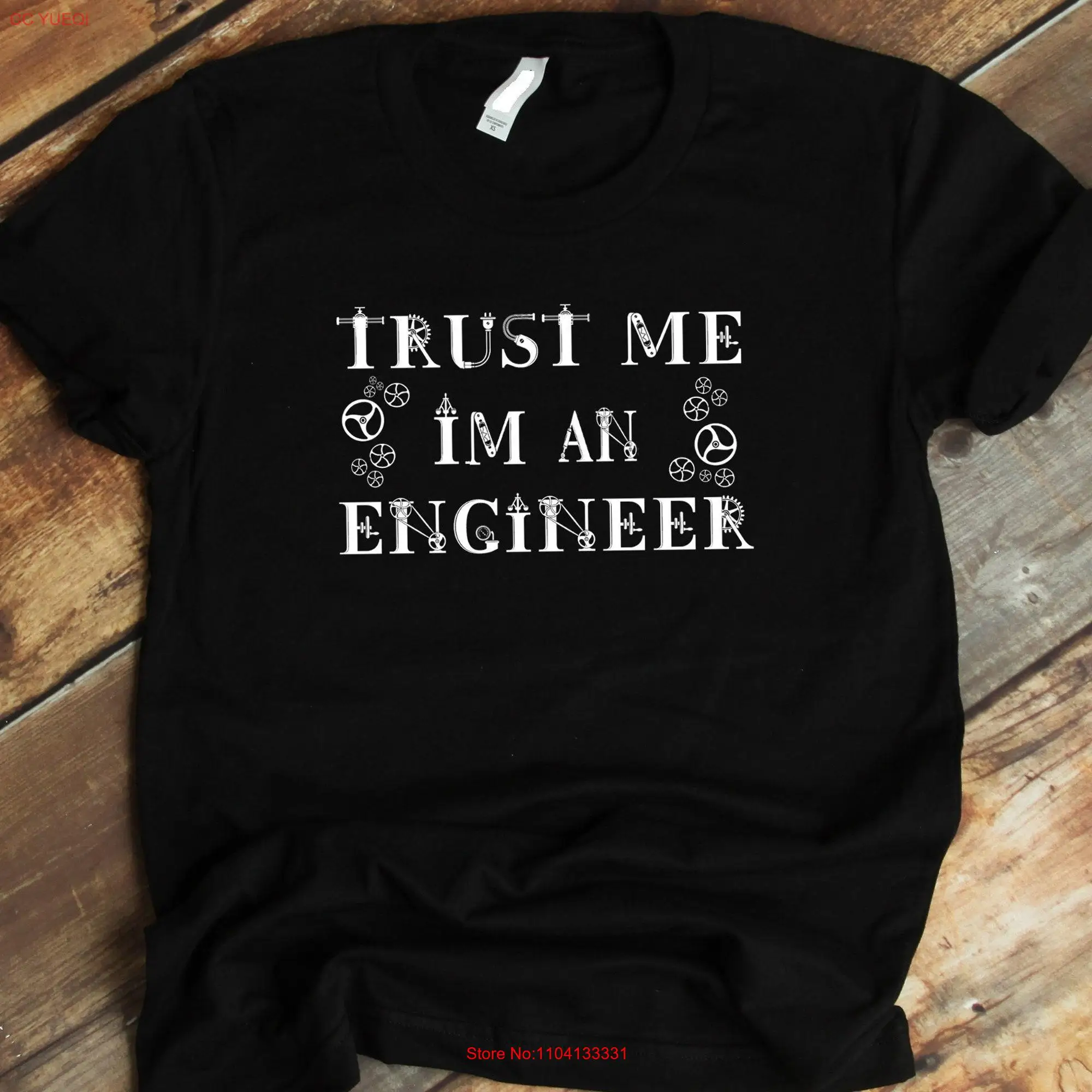 Funny Profession T Shirt Trust Me I'm An Engineer Mechanics and Hydraulic Systems Birthday Car Service Technician