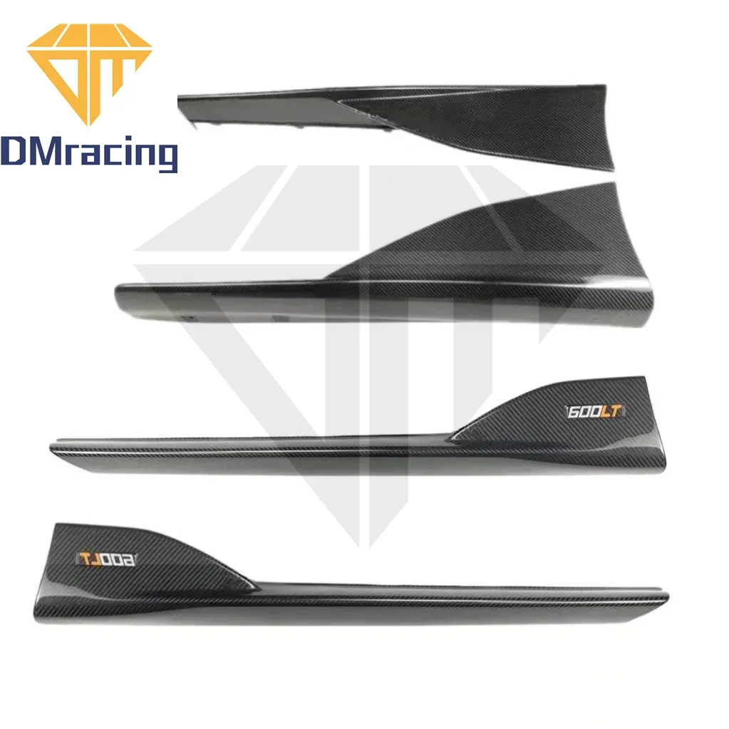 600LT Style Carbon Fiber Side Skirts 4 Pcs for Mclaren 540C 570S 570GT 2015-2018