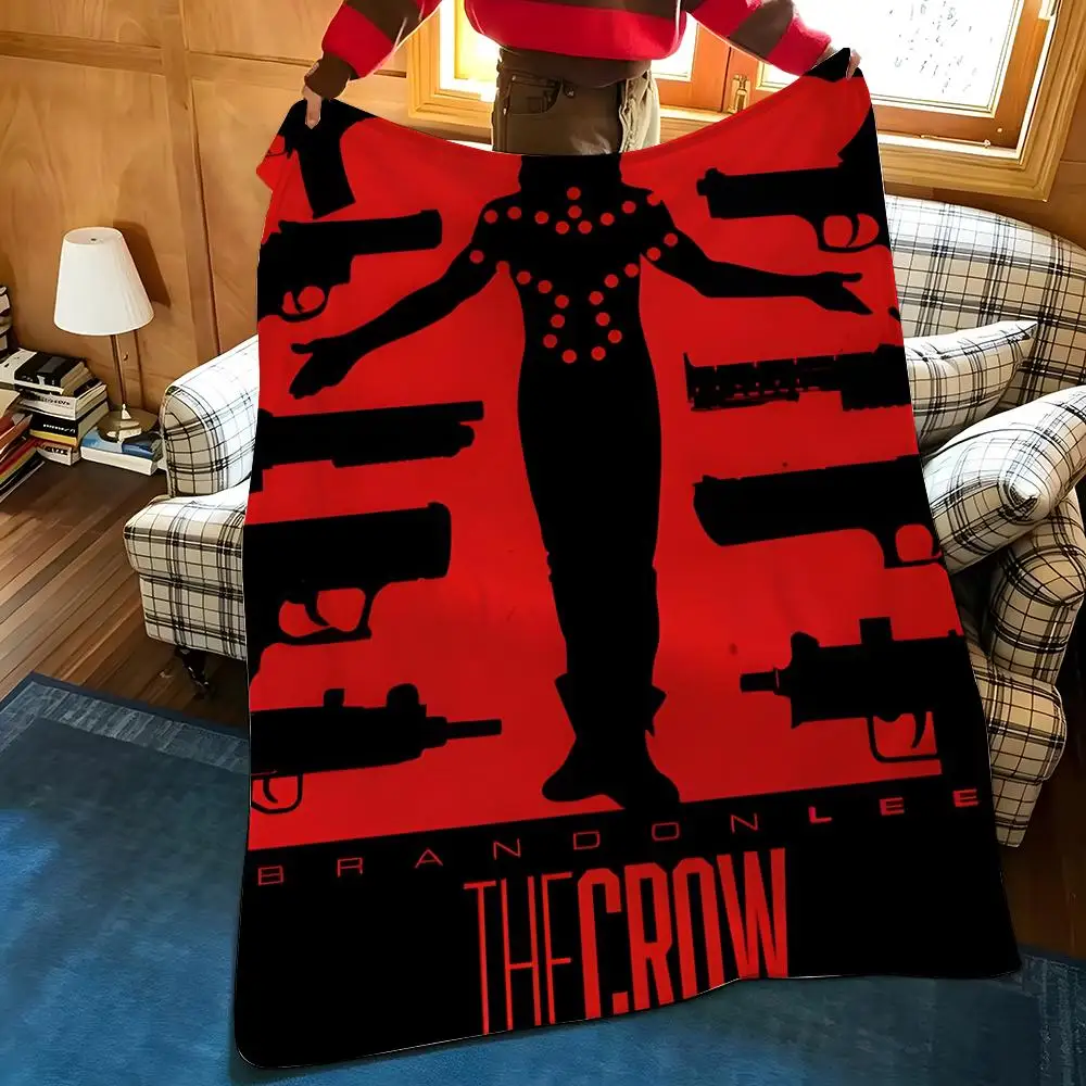 Movie T-The C-Crow Throw Flannel Cozy Print Blanket, Portable, Durable  Machine Washable cute Cool