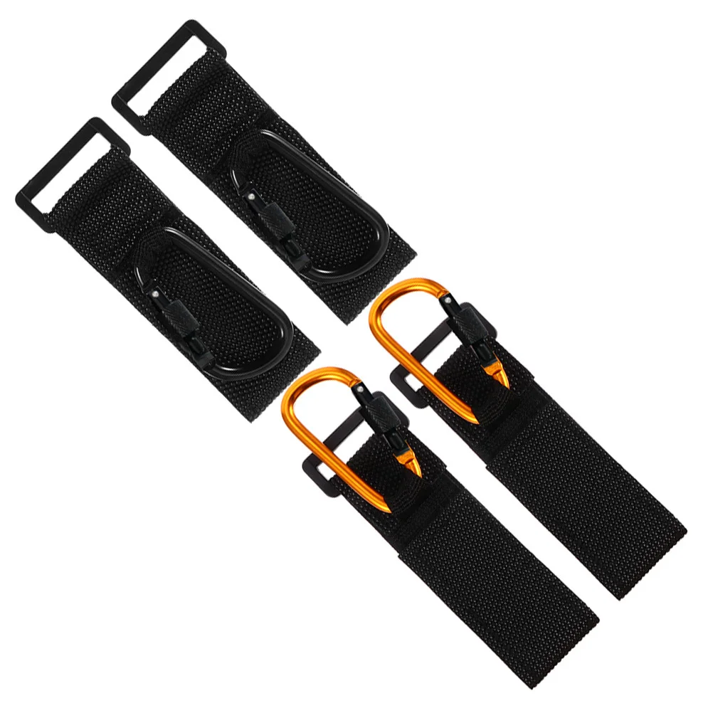 

4Pcs Baby Stroller Hooks Strap Clips Secure Non Slip Hanging Bag Hook for Shopping Cart Stroller Hooks Bag Hook