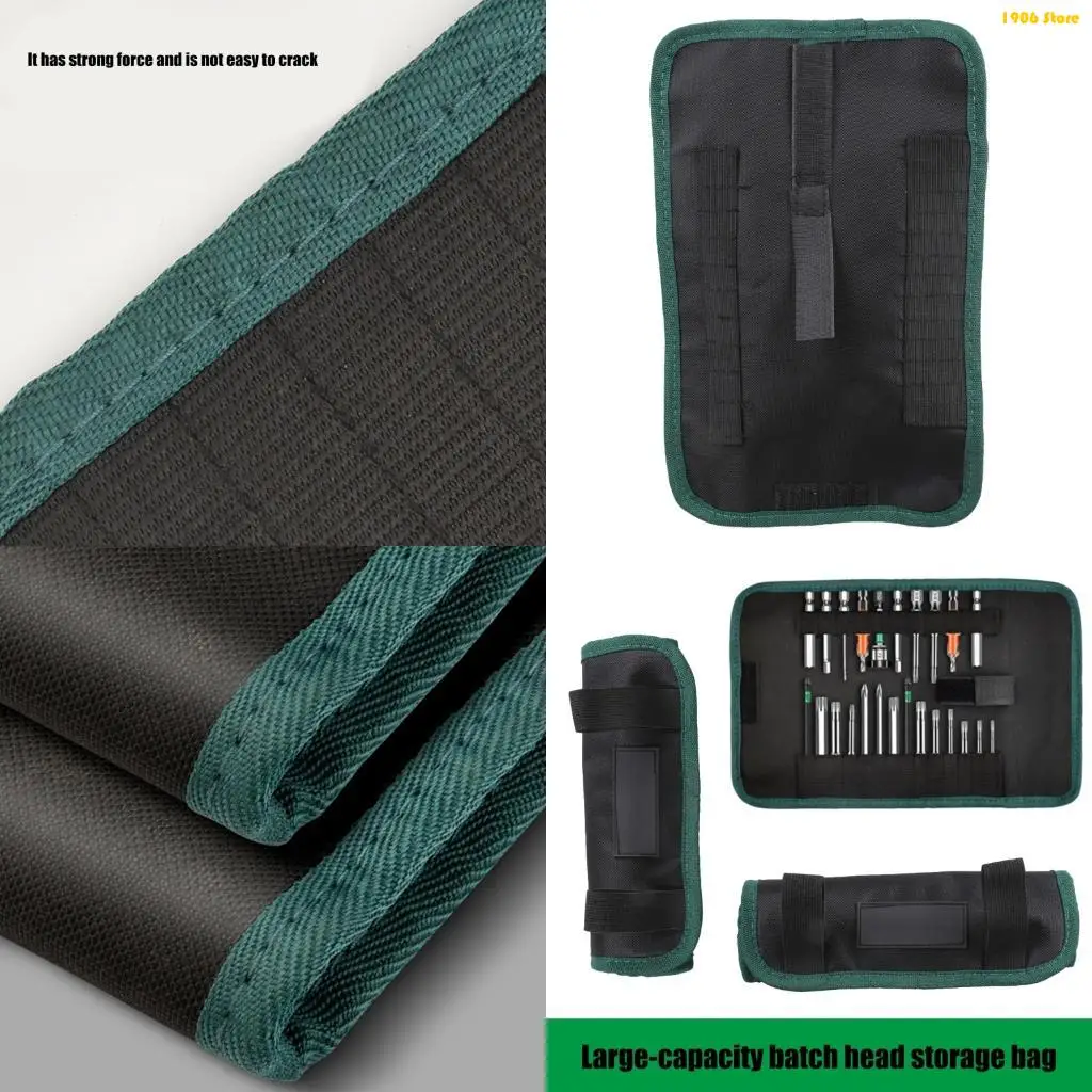 

U1JB Multi Pocket Tool Roll Bag Сумка для хранения тяжелых рабочих шестерни.