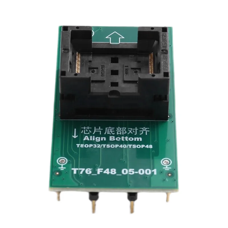 Superior-Per programmatore Xgecu T76 TSOP32/TSOP40 TSOP48 a DIP48 Adattatore di conversione ZIF (T76_F48_05-001) Sedile