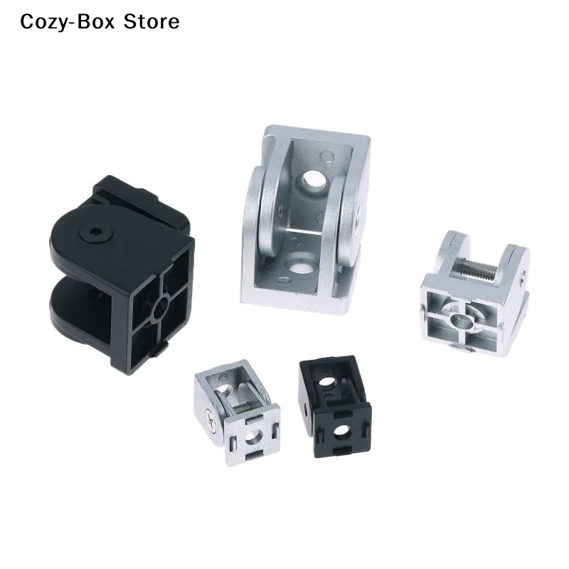 [ZY]Zinc Alloy Hinge Industrial Aluminum For 20 30 40 Series Aluminum Profiles 2020/3030/4040 Adjustment Angle Connector[ZY]
