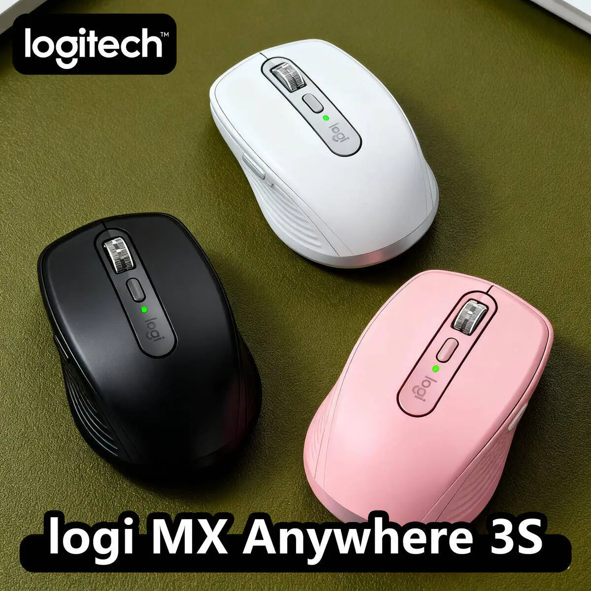 

Logitech MX Anywhere 3S Mouse, Wireless, 8000 DPI, MagSpeed, Logitech Flow, PC (Multi style Logitech mouse)