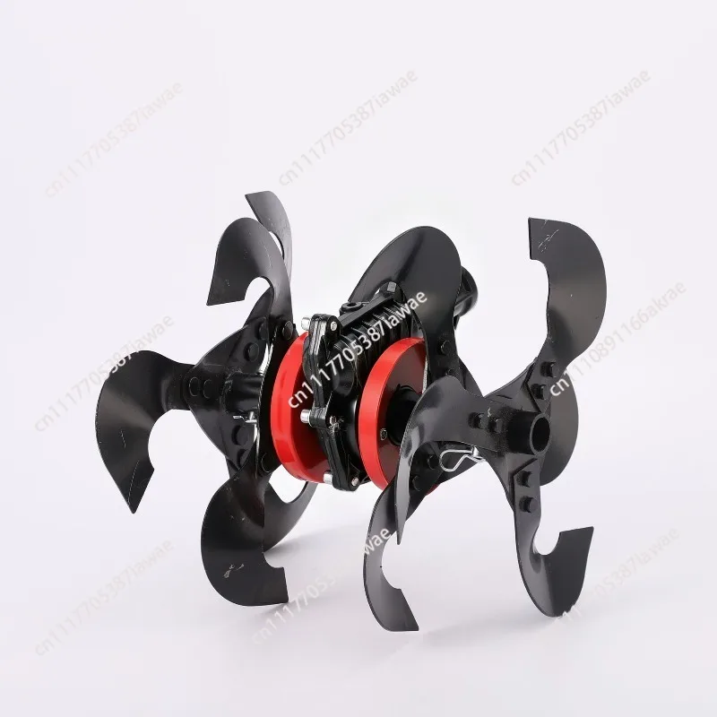 Backpack Weeding Wheel Multifunctional Loosening Turner Trenching Wheel Weeding Wheel Deep Tilling