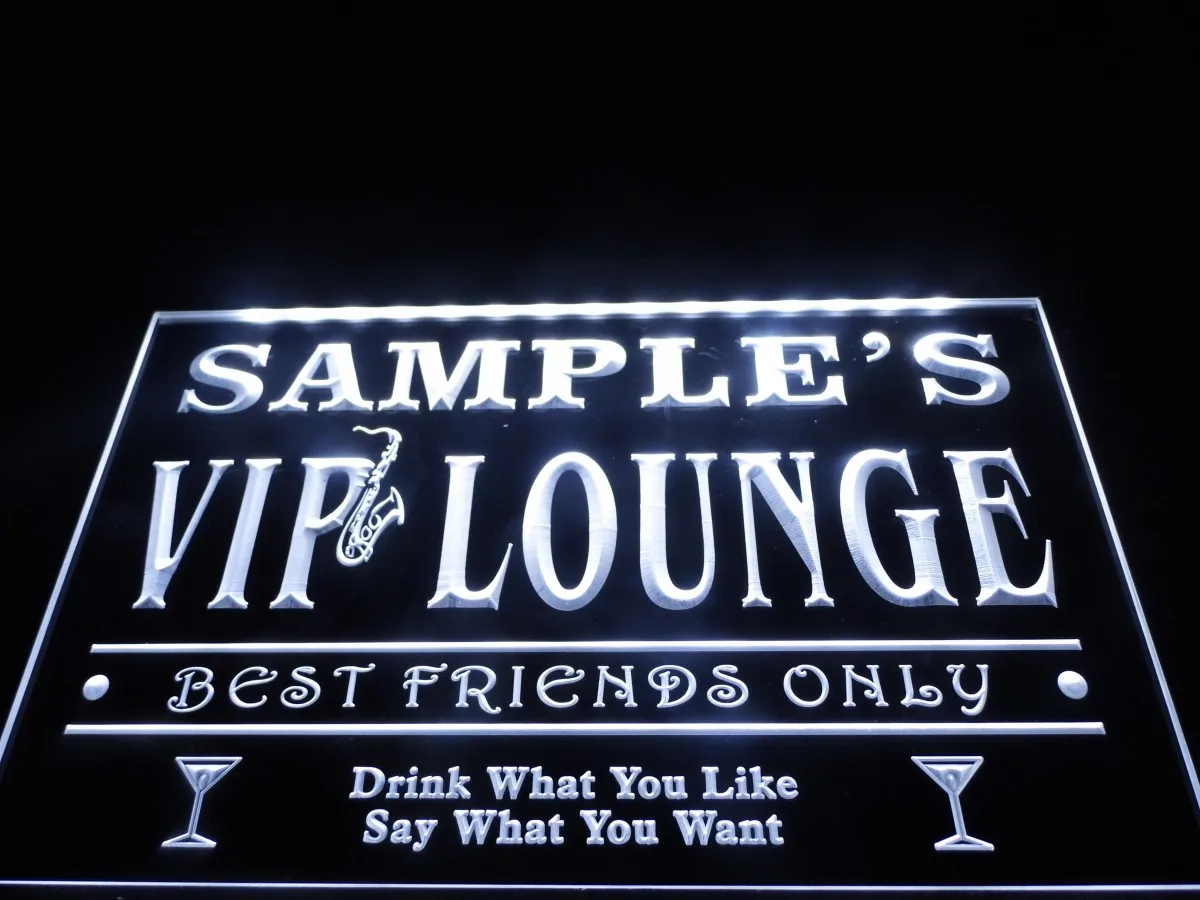 اسم شخصي مخصص لصالة Vip أفضل الأصدقاء فقط بار البيرة LED النيون تسجيل-3D نحت جدار الفن للمنزل، الغرفة، غرفة النوم، المكتب