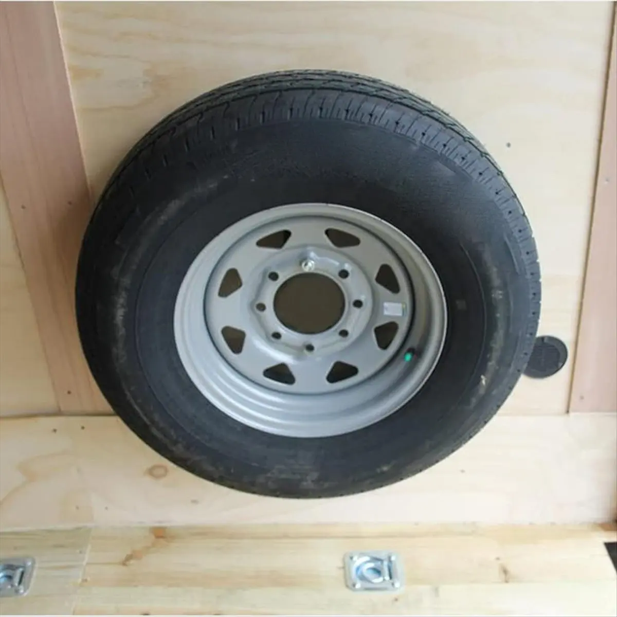 SALE AA63 Wall Mount Spare Tire Carrier Mount for Trailer,Spare Tire Carrier Bracket for Trailer Accessories Spare Tire Holder