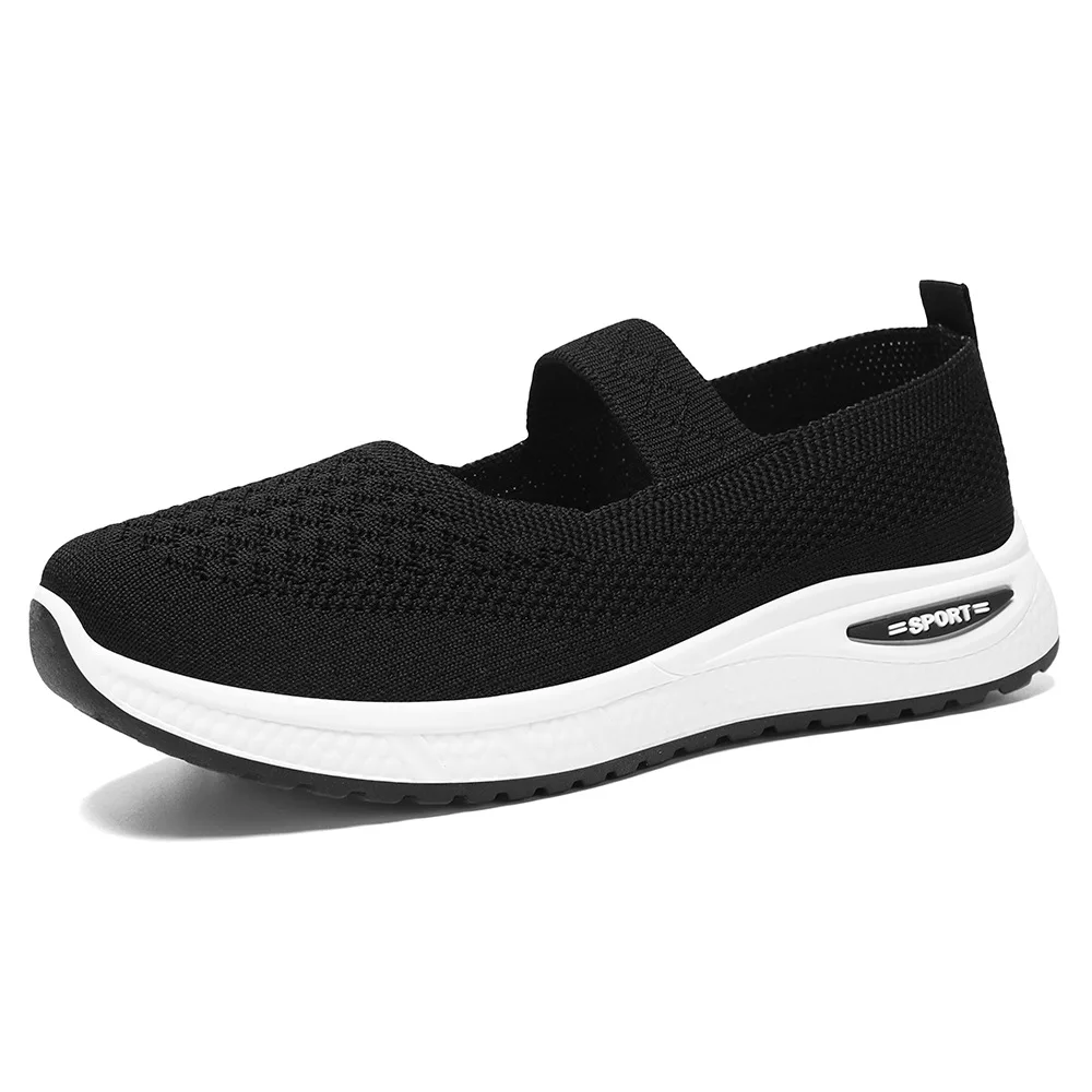 2024 Summer New Season Mesh Casual Women's ShoesComfortable And Lightweight Flat Sports ShoesAnti Slip Soft Soled Mother's S