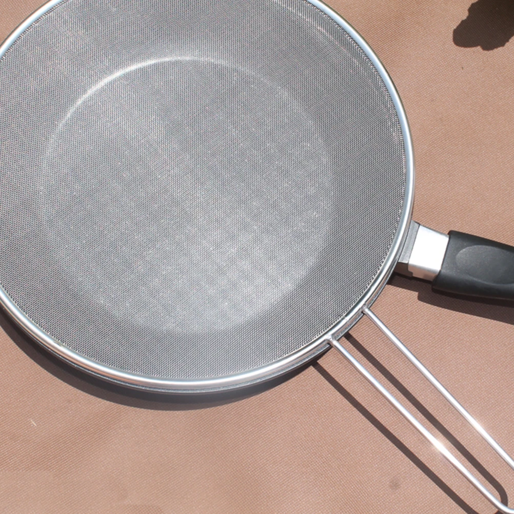 

Stainless Steel Flour Sifter Powder Sieve Colander Fine Mesh Strainer Baking Sifting 29Cm Anti-Scald Lightweight Rustproof Easy