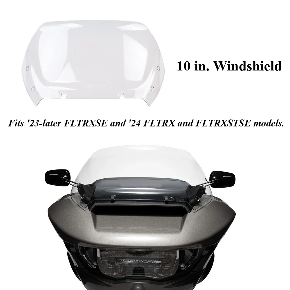 

Для Harley 2023 2024 TOURING CVO 121 117 Road Glide ST FLTRXSE новый мотоцикл 10 "лобовое стекло ветровой дефлектор