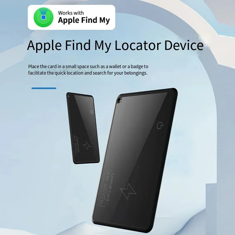 

Hot GPS tracker, wallet tracking card smart tag ,compatible with Apple iPhone devices, Find My AirTag GPS tracker