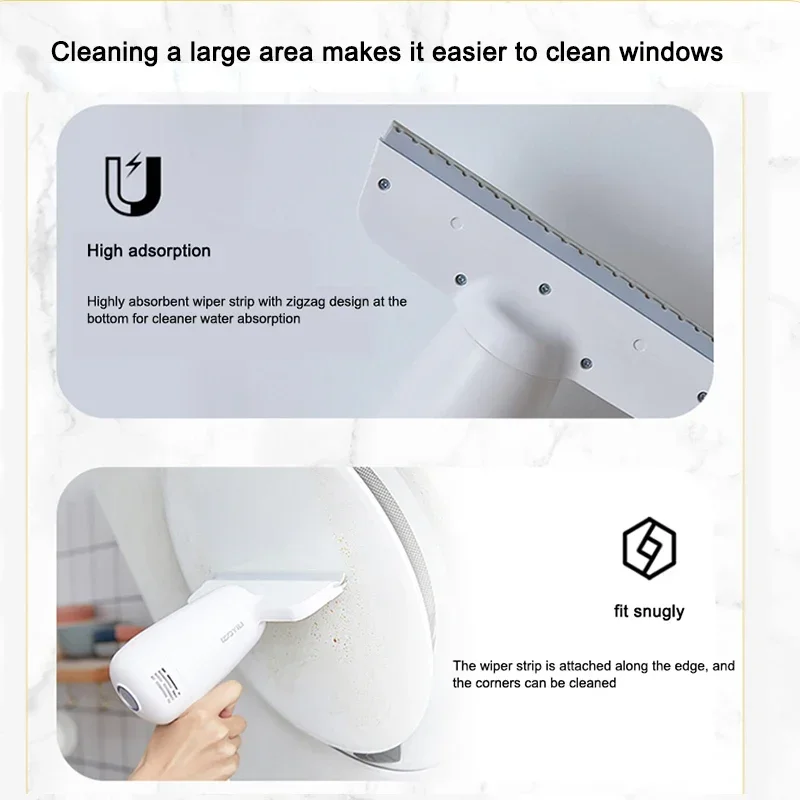 Window Cleaning Robot Electric Glass Wiping Home Wireless Window Wiping Machine Mirror Cleaner