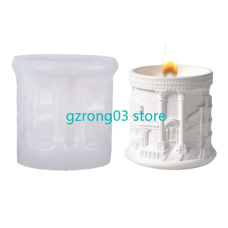 

127C Silicone Crafting Mould Scandinavian Roman Street Designs for Plaster Creation