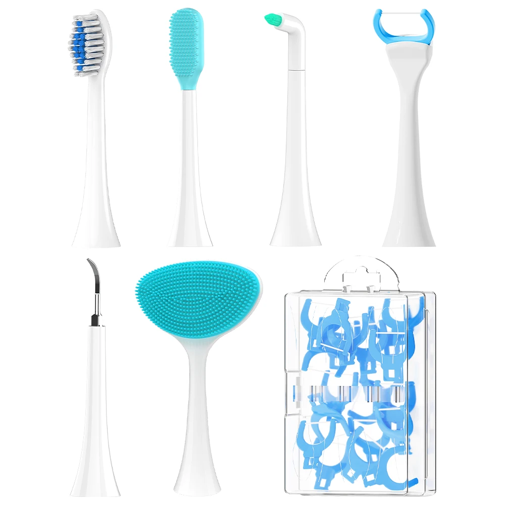 

Compatible with Philips Sonicare Electric Toothbrush Replacement Brush Heads, Multifunctional Toothbrush Head for HX4100 2100