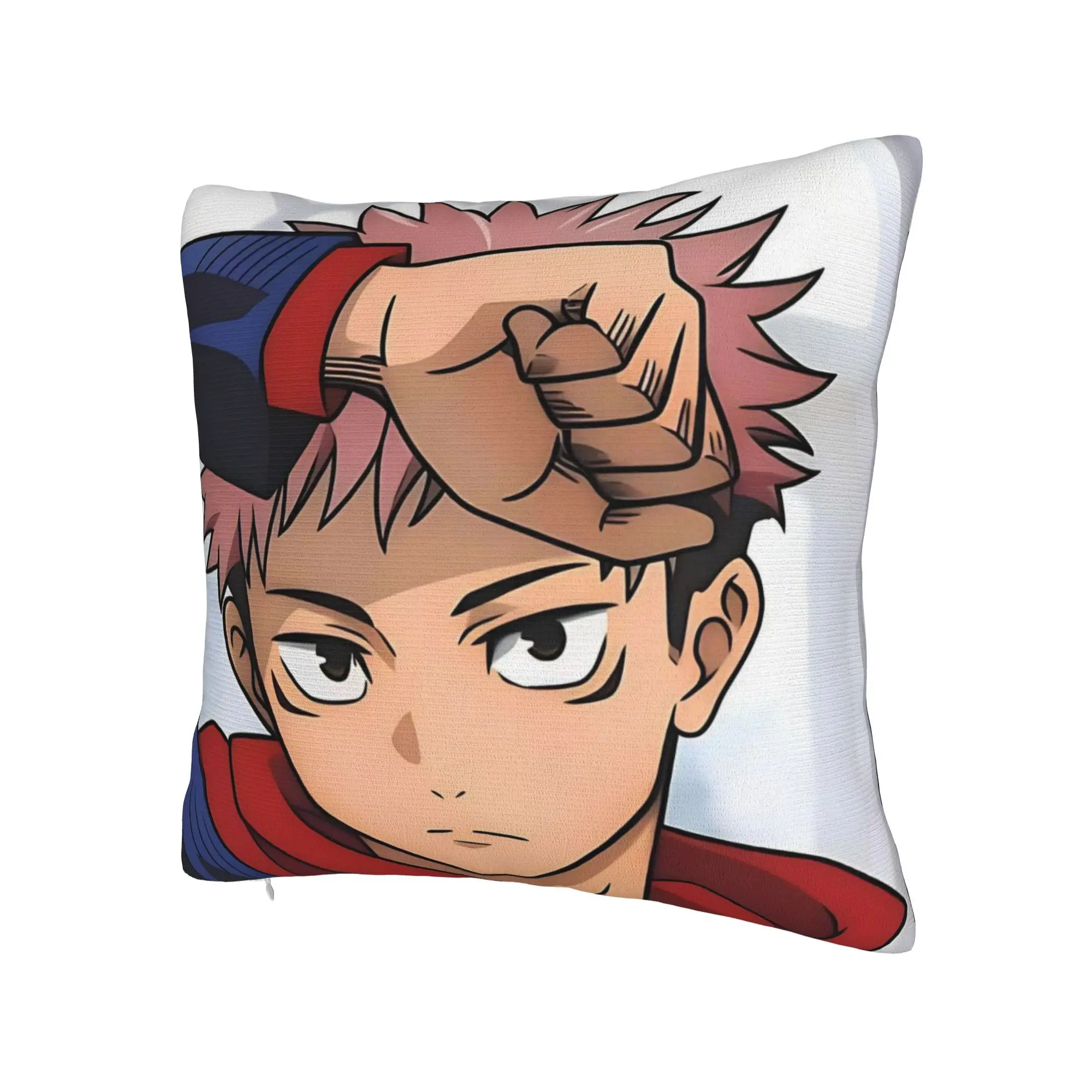 Decorative Pillow Covers Itadori Yuji  Merchandise Home  JJK Anime  Throw Pillow Case Cover Square Multi-Size