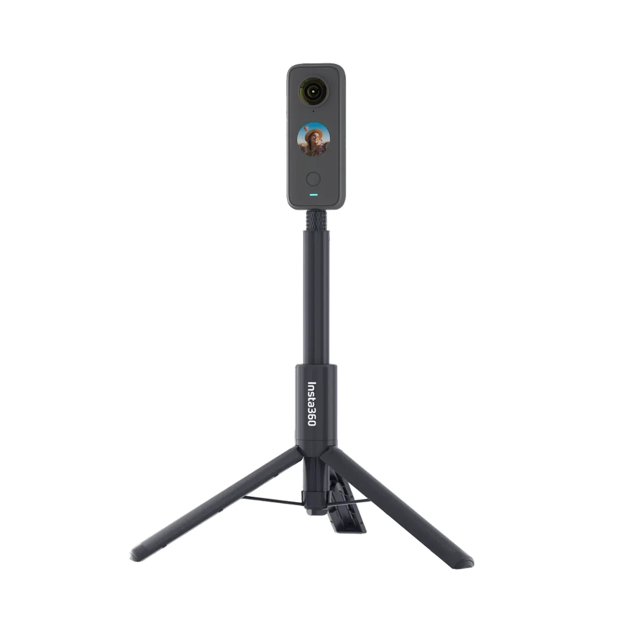 Insta360 Invisible Selfie Stick Tripod 2-in-1 1/4 Inch Extension Pole for X6 X5 X4 Air GO Ultra Ace Pro 2 Luna Ultra X4