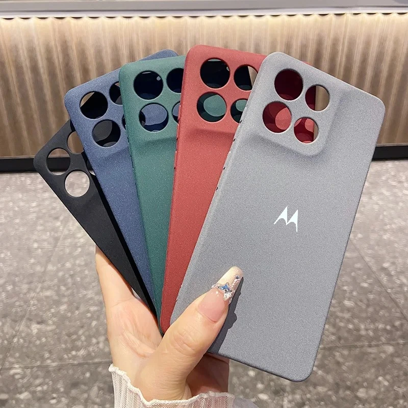 Matte Rock Sand Ultra Dünne Handyhülle für MOTO G Play 2025 G 5G 2026 G67 G57 Power G86 G56 G06 G75/55 Stoßfeste Schutzhülle – Detail 1