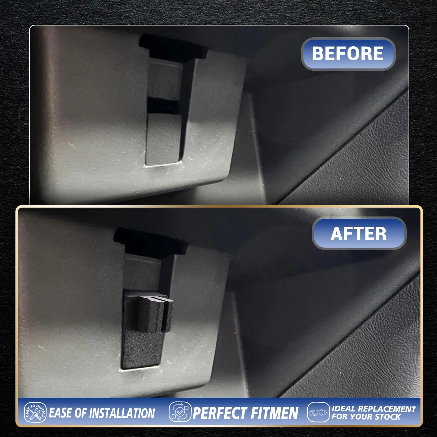 مشابك حامل الكأس لوحدة التحكم المركزية باللون الأسود لسيارة أفالانش 1500 2500 C1500 سيلفرادو سوبربان تاهو سييرا يوكون 2002-2006 88934982