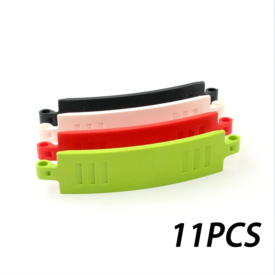 Buildings Blocks 18944 MOC Panel Curved 3x13 Bricks Technical Part Modular Toy Set 50g/11PCS Creative Educational DIY Gift