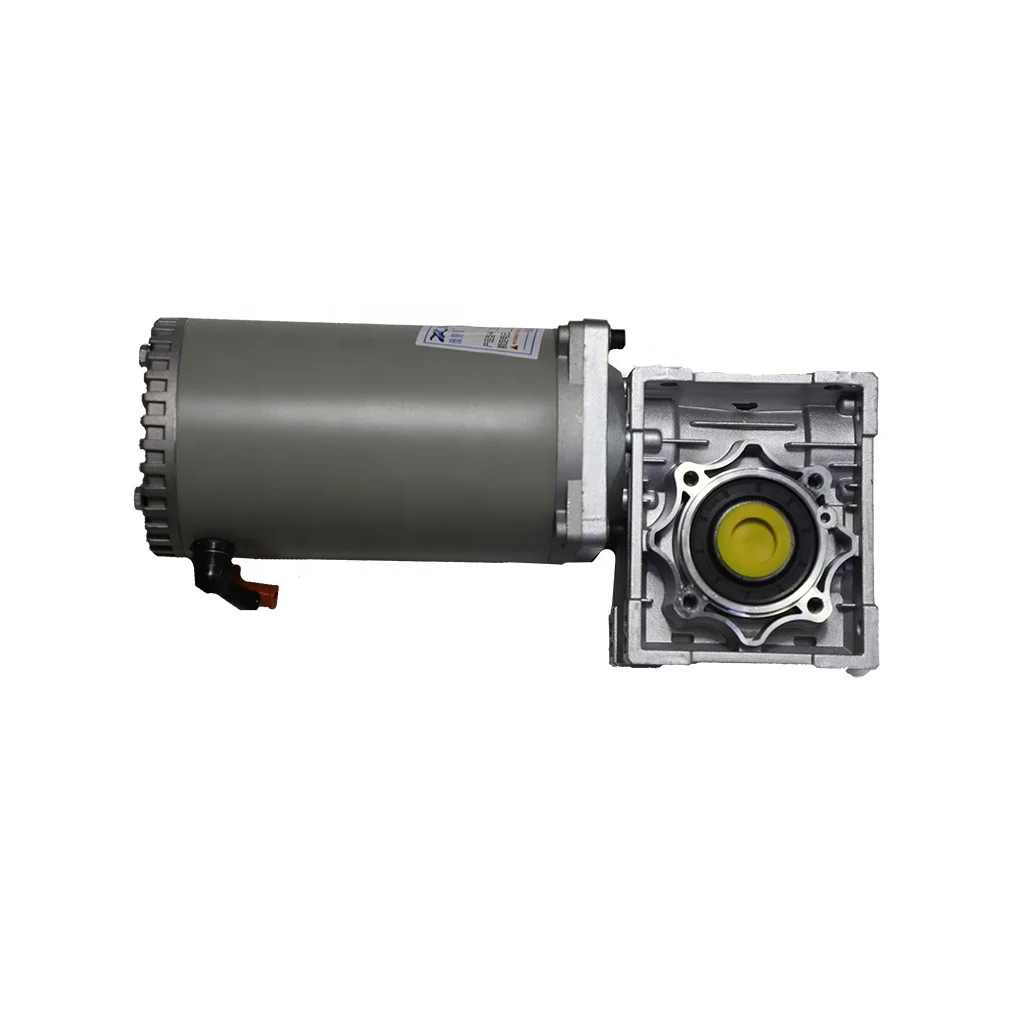 

China High 900W Electric Motor 24V High Torque Low RPM Brushed DC Geared Motor Permanent Magnet Fan Boat Use 24V Volta Sale
