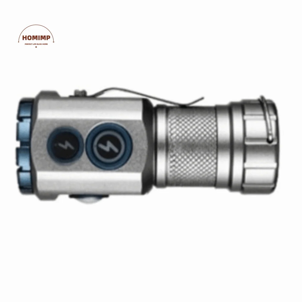 Multifunctional Design EDC Flashlight Aluminum Alloy Magnetic Tail Rechargeable Torch Cap Lamp Four Color Side Lights