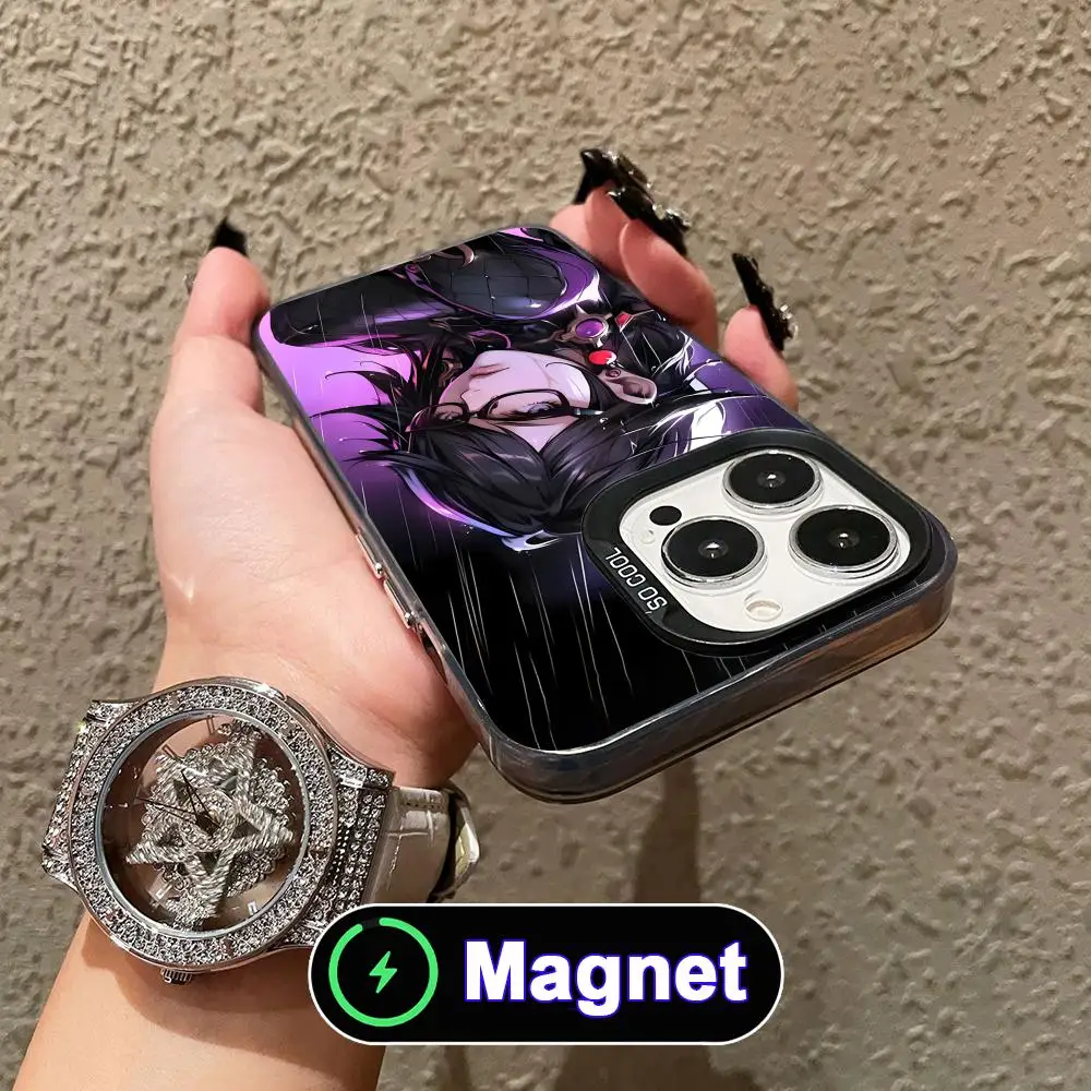 

Game Bayonetta Phone Case for iPhone 17 16 15 14 13 12 11 Air Pro Max Plus Colorful Silver MagSafe Cover
