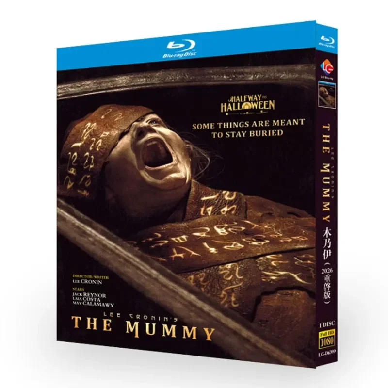Blu ray Ultra High Definition Movie The Mummy 2026 Reboot Version BD Disc Box Chinese and English Subtitles