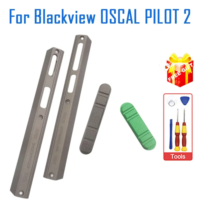 Original Blackview OSCAL PILOT 2 Left Right Decorative Pieces Middle Frame Side Volume Button For Blackview OSCAL PILOT 2 Phone