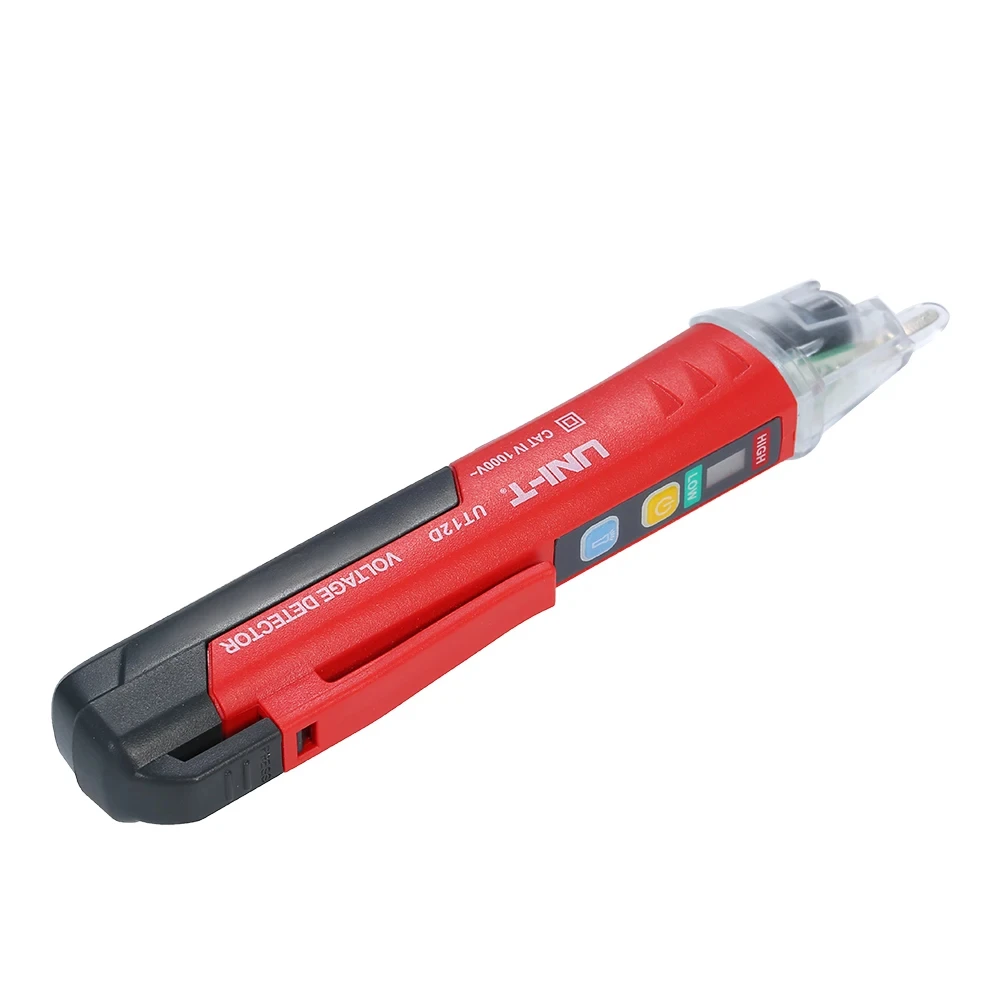 UNI-T AC Voltage Detector UT12D Non Contact Voltage Tester 12V-1000V Contactless Electric Tester Pen Power Sensor LED