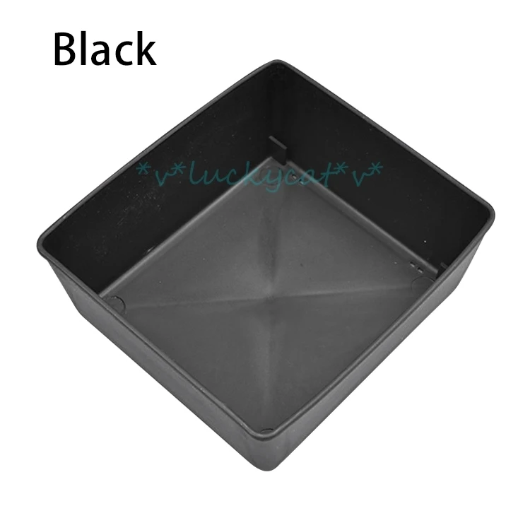 high quality 5pcs/set Dental  PP Plastic Storage Box Teeth Tool Holder Case Colourful Plastic Work Tray With Clip Holder box