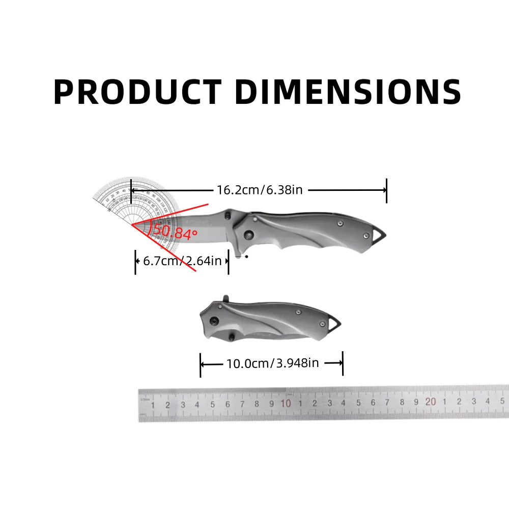 Outdoor multifunctional small folding knife