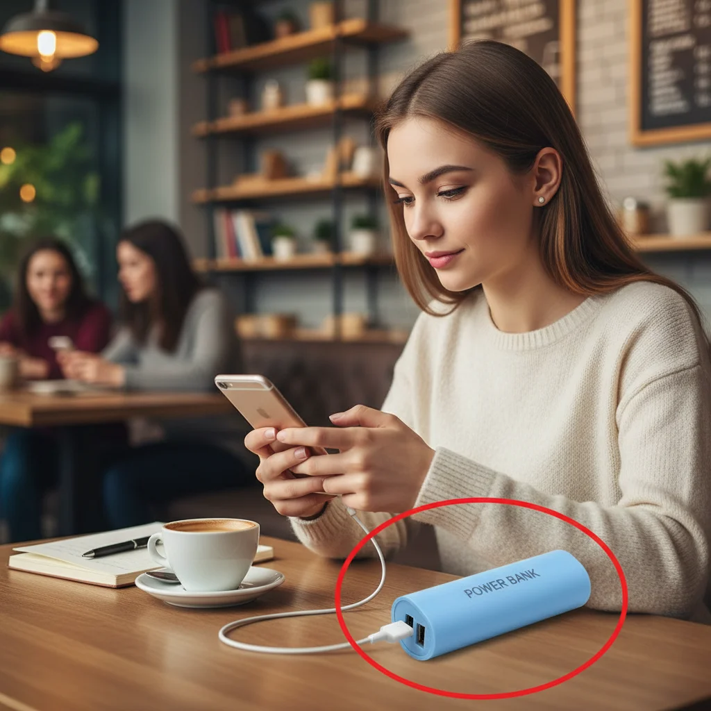 1x18650 Battery Power Bank Case DIY Kit - Solder-Free Portable Charger Shell Micro USB Input 5V Output, Compact Lightweight