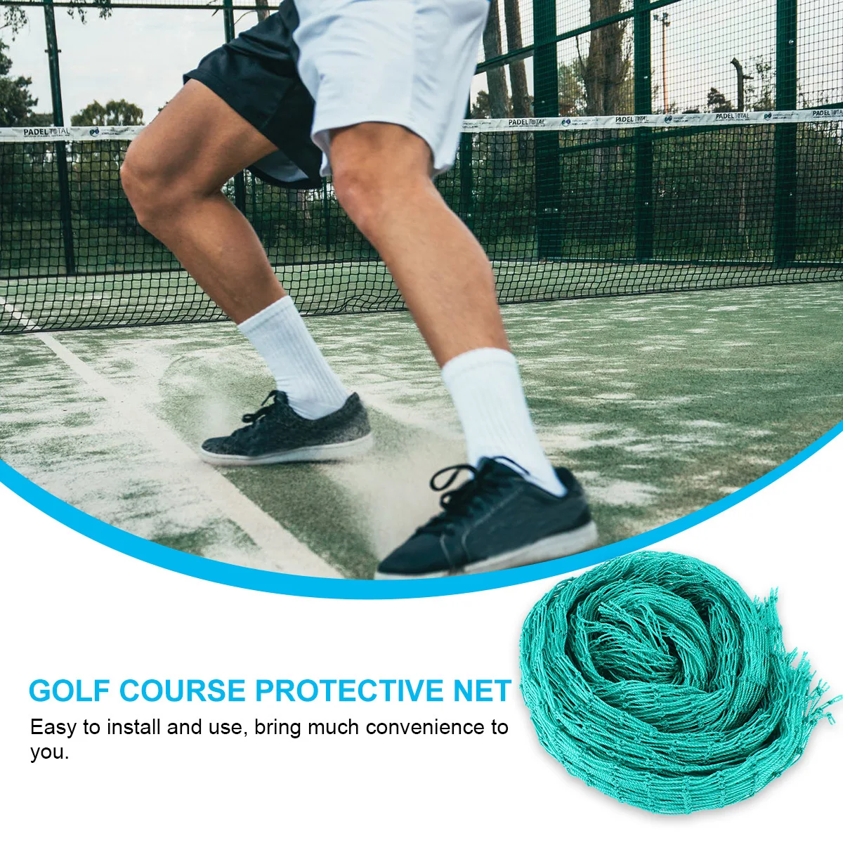 

Golf Course Netting Safety Mesh for Balcony Stairs Door Protect Kids Pets Easy Install Durable Material