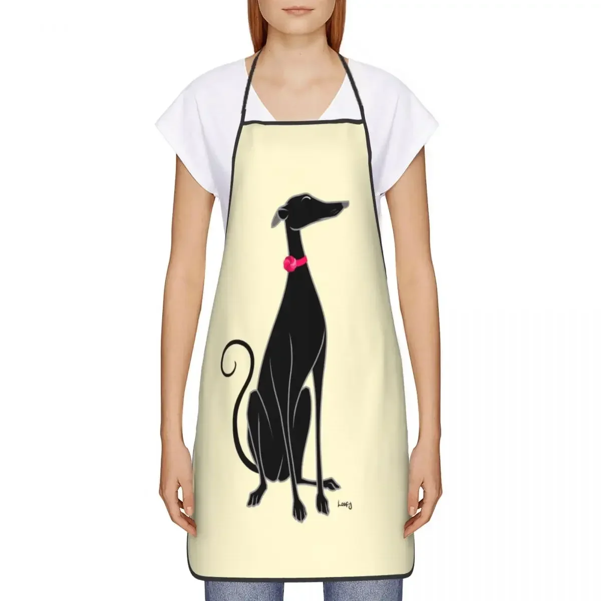 

Забавные фартуки-нагрудники для женщин и мужчин, унисекс, кухонный шеф-повар, борзая, уиппет, собака, стол, кухня для приготовления пищи, выпечки, садоводства