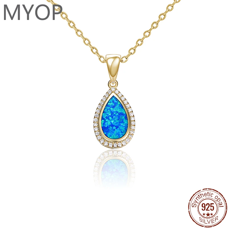 XYOP 2024 Jewelry 925 Sterling Silver jewelry Opal Pendant Power neutral design everyday with practical simple style