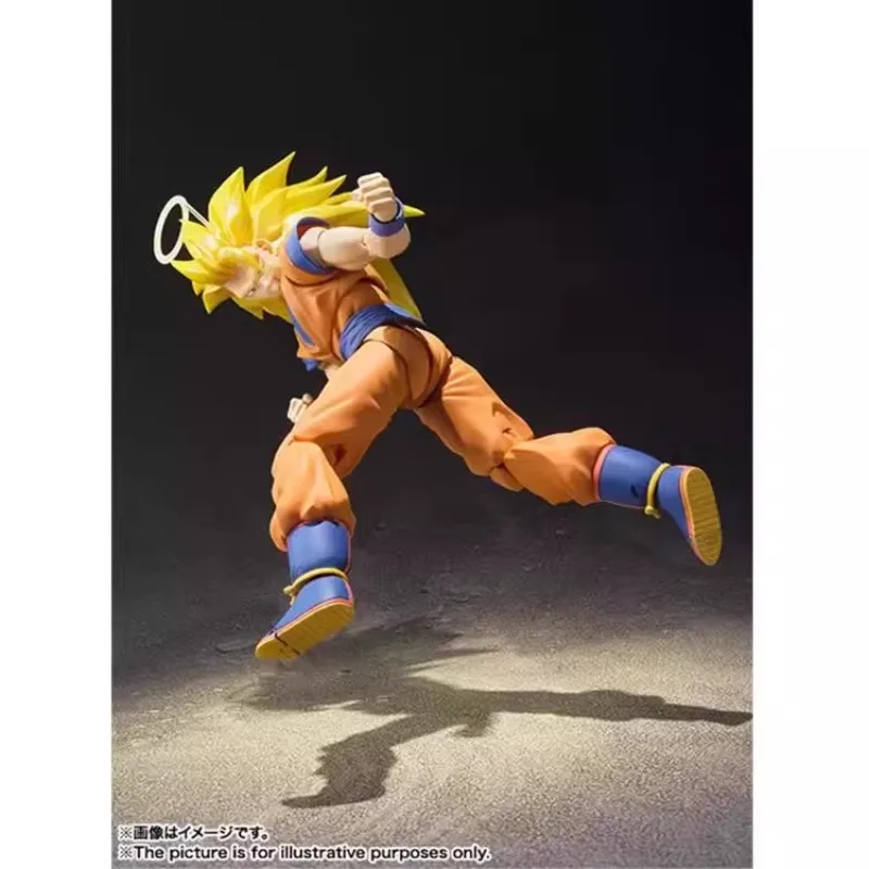 متوفر في المخزون بانداي دراغون بول زد سون جوكو SHF كاكاروتو سوبر سايان 3 S.H.Figuarts نماذج شخصيات الحركة مجموعة أنيمي
