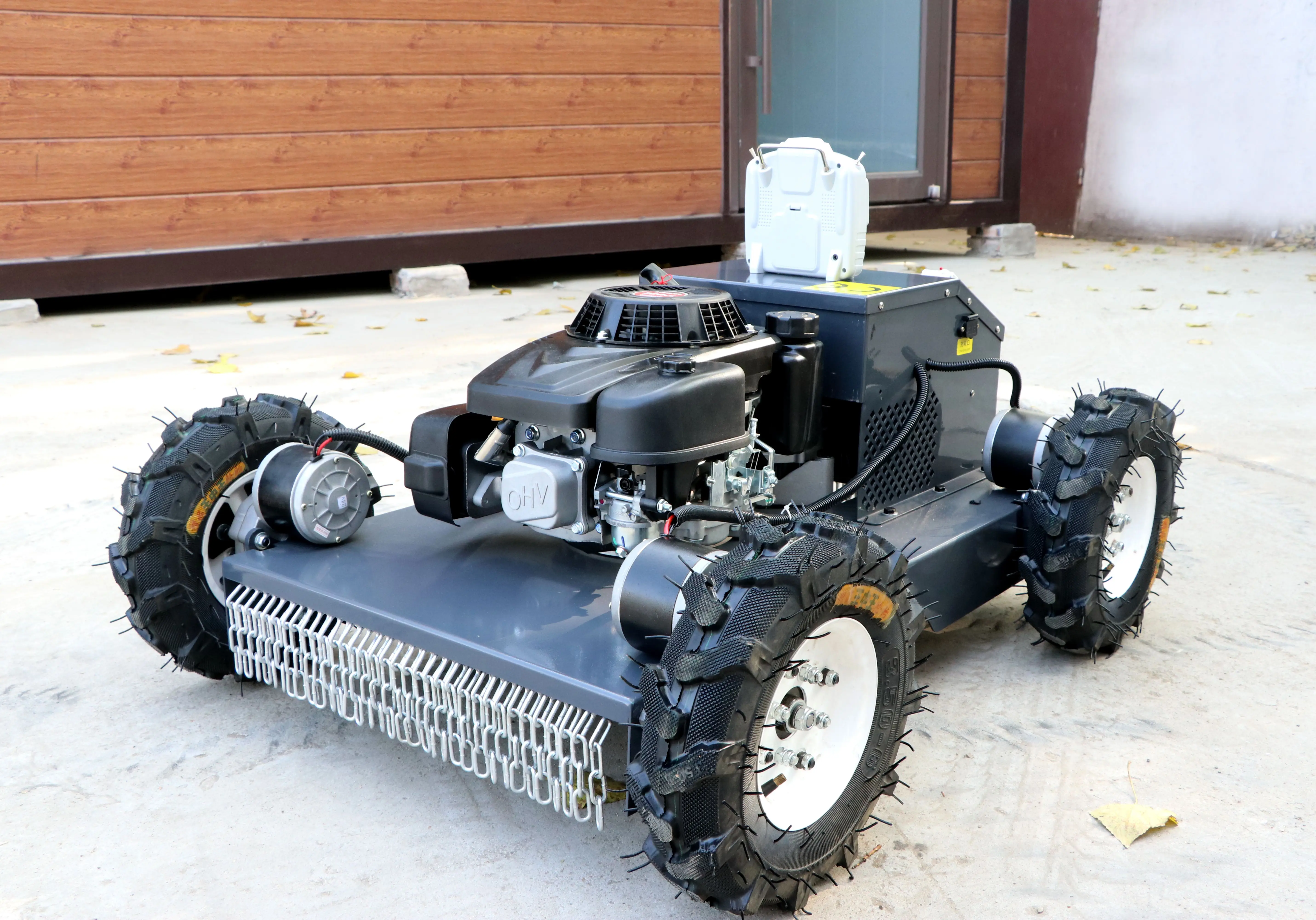 STLF Industrial Grade Remote Control  Engine Robot Lawn Mower 4-Stroke 24V/48V Cordless Electric for Garden