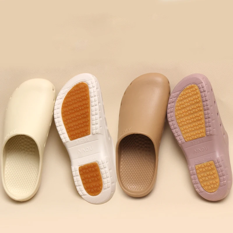 Summer Men Women Work Nursing Shoes EVA Slip Resistant Medical Clogs Vet Pet Clinic Scrub Footwear X09-03
