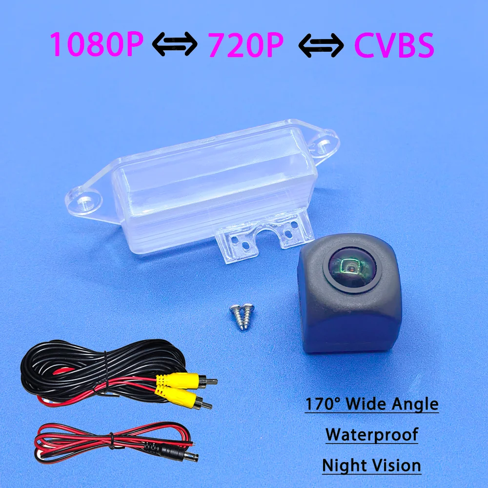 For Mitsubishi Savrin Colt Grandis MPV Space EX Lancer GT Galant 170° AHD 1080P Fisheye Dynamic Trajectory Car Rear View Camera