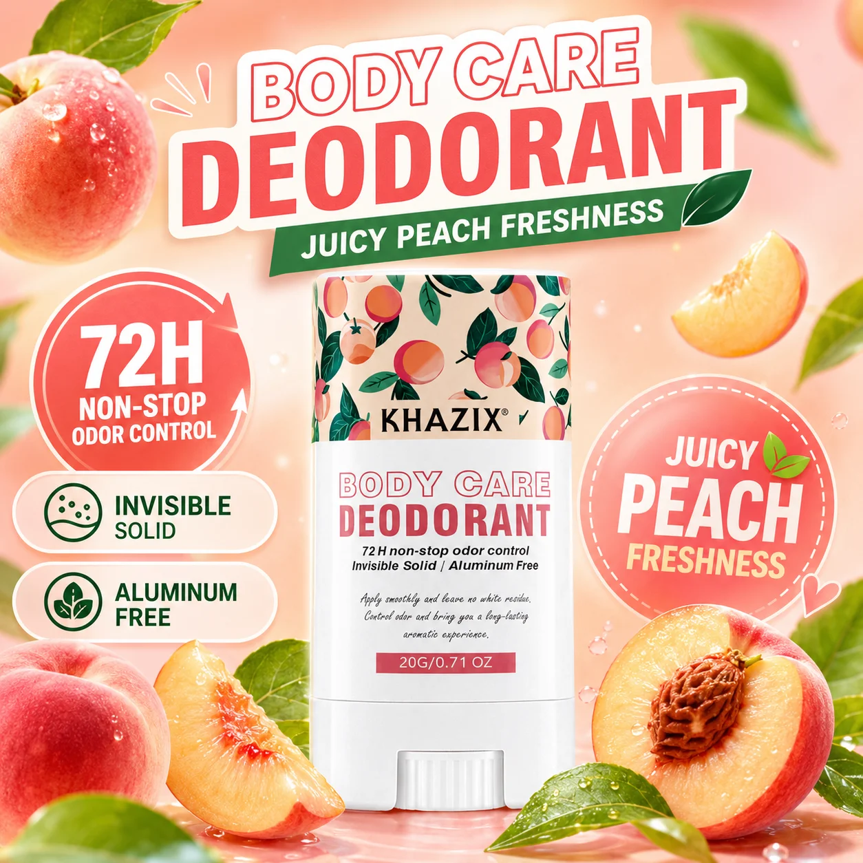 Underarm Deodorant Stick|Dual-Active Odor Fighting Formula|Shea Butter & Essential Oils Infused|Gentle Long-Lasting Freshness.Bo