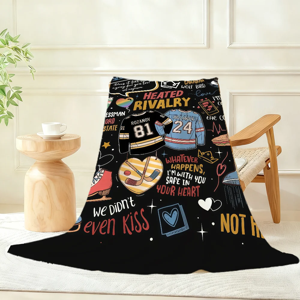 Heated R-Rivalry TV 81 24 Blanket Throw Super Cosy Plush Living Room Sofa Couch Childish Birthday Gifts