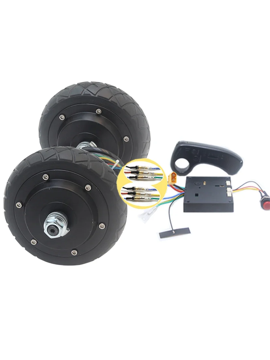 5.5-inch toothless brushless hub motor, 139 motor, DC speed regulation, high torque track dozer